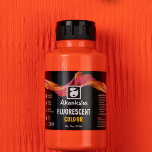 Fluroscent Color - 100 gm, Fire red